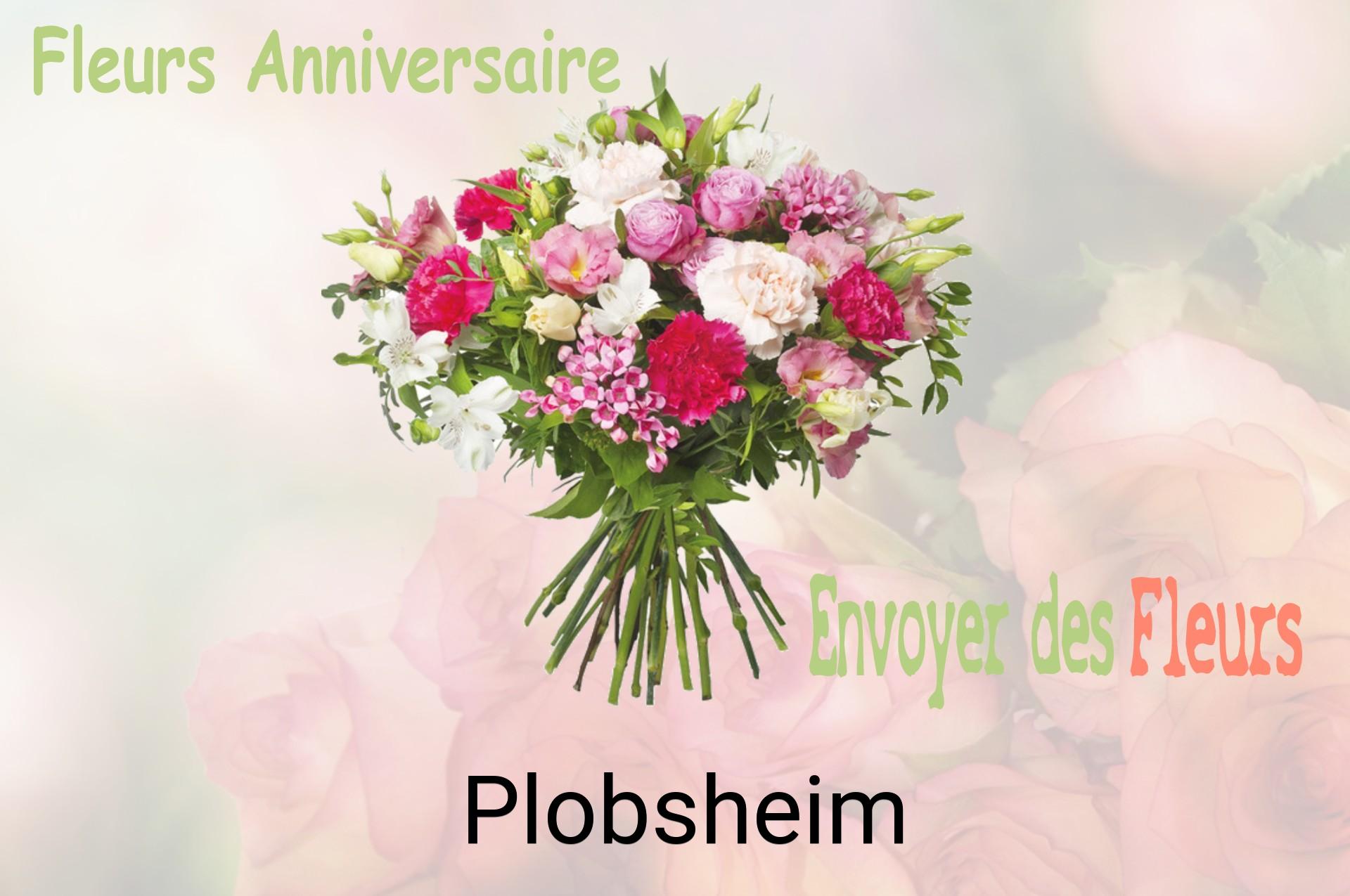Bouquet de fleurs d’anniversaire livré à Plobsheim