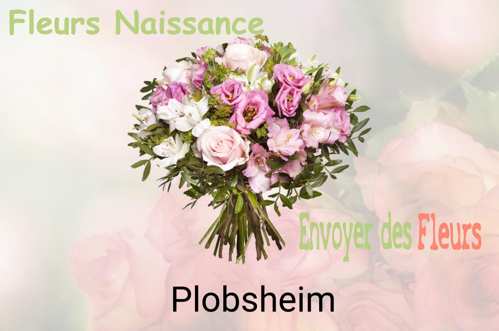 Bouquet de fleurs de naissance livré à Plobsheim